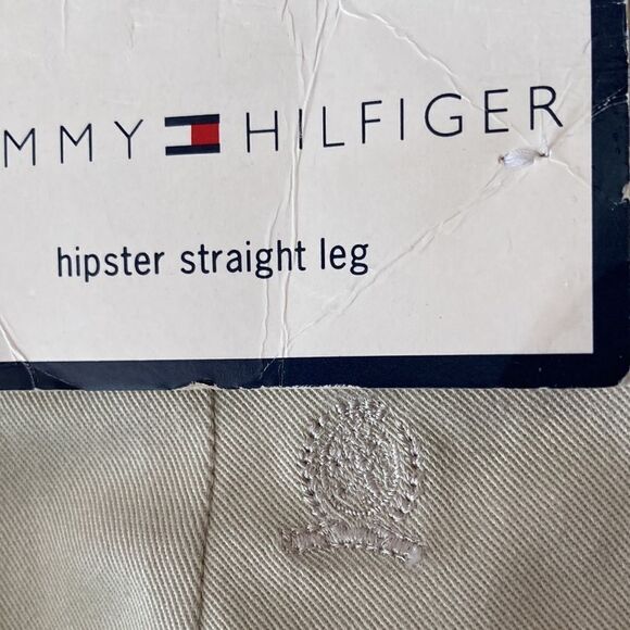 NWT Tommy Hilfiger Khaki Hipster Straight Leg Pants Size 8 R New With Tags - Picture 9 of 11